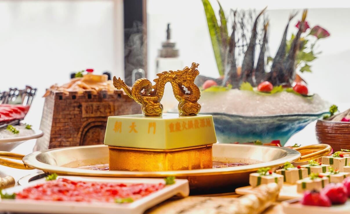 黃瓜條圣誕樹，圣誕氣氛火鍋菜品，氛圍感拉滿！